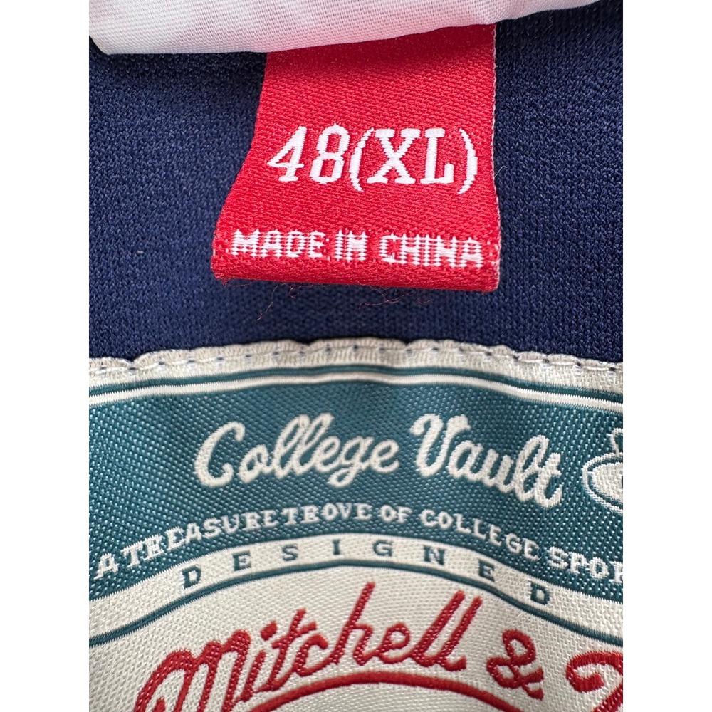 Michigan Wolverines Track Jacket Mens XL‎ Mitchell & Ness College Vault Full Zip - Picture 14 of 15